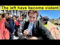 I Got Attacked By Anti-Trump and Elon Protesters
