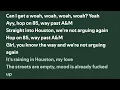 Download Lagu DRAKE - RAINING IN HOUSTON (Lyrics)