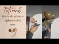 Tutorial How to add a garland to a fabric backdrop cover DIY