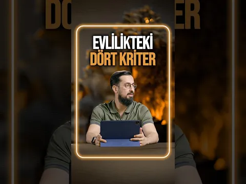 Evlilikteki 4 Kriter @Mehmedyildiz
