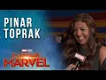 Video di Composer Pinar Toprak on scoring Captain Marvel's story LIVE from the Red Carpet!