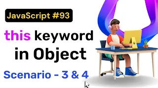 this keyword in Object Nested Functions JavaScript Hindi Coding Scenes