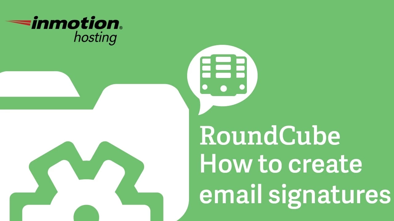 How to create an email signature in RoundCube