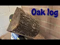 Download Lagu Ugly Log to Oak Bowl - Wood turning