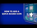 Connect EBT Adding a Quick Access Icon to Phone Home Screen
