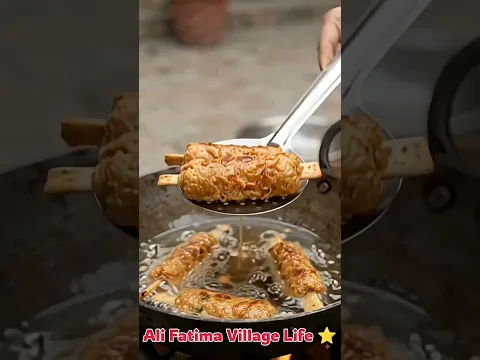 फातिमा ने अली के लिए बनाई स्पेशल मलाई चाप 😍 | ASMR