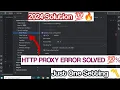 Http proxy Error in Android Studio 2024 Android Studio Settings Proxy Settings