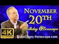 November 20 Zodiac Horoscope and Birt ay Personality November 20th Birt ay Personality Analysis