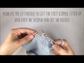 Learn to Knit sk2p Slip Knit Two Together Pass Slipped Stitch Over