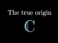 The true history of complex numbers