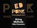 Day 44 Strip Characters from a String in Python Learn Python Dark Mode