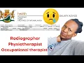 Physiotherapist salary Occupational Therapist salary Radiographer salary in South Africa