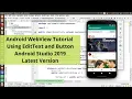 Android Webview App tutorial Part 2 - Android Studio 2019 latest version