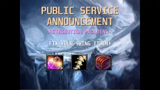 PUBLIC SERVICE ANNOUNCEMENT Fix Your Swing Timer