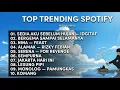 Lagu  TOP 10 TRENDING SPOTIFY INDONESIA 2025 (TANPA IKLAN) IDGITAF- SEDIA AKU SEBELUM HUJAN 