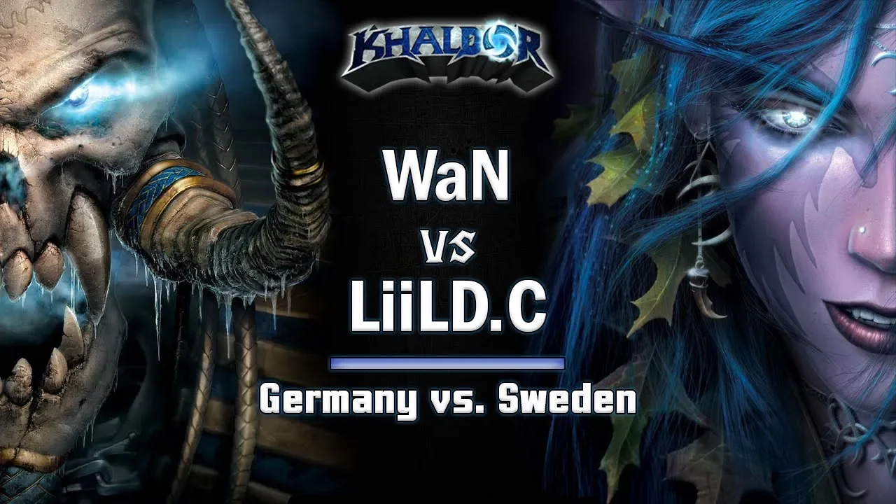 ► WarCraft 3 - Germany vs. Sweden - WaN (UD) vs. LiiLD.C (NE)