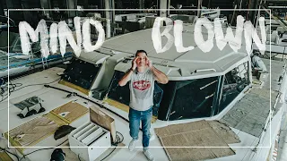 MIND BLOWING!!! This catamaran build is REALLY speeding up!