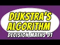 Dijkstra s Algorithm Definition Example A Level Further Maths Decision D1