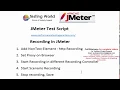 JMeter How to do Recording in JMeter 5 version