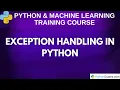 Exception Handling in Python Python Tutorial