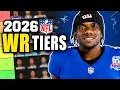 UPDATED Top 40 Wide Receiver Rankings for 2026 Fantasy Football