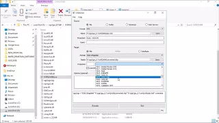 GIS data format conversion using OGR GUI