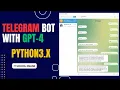 Coding Python - Telegram bot integrated with ChatGPT