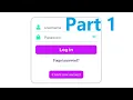 How To Create A Standard Login Form - Part