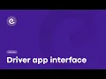 Driver App Interface Tutorial Manage Orders Wallet SOS Shifts Driver App Onde Platform