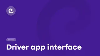 Driver App Interface Tutorial Manage Orders Wallet SOS Shifts Driver App Onde Platform