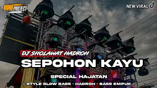 dj sepohon kayu dj chek sound horeg slow bass x hadroh