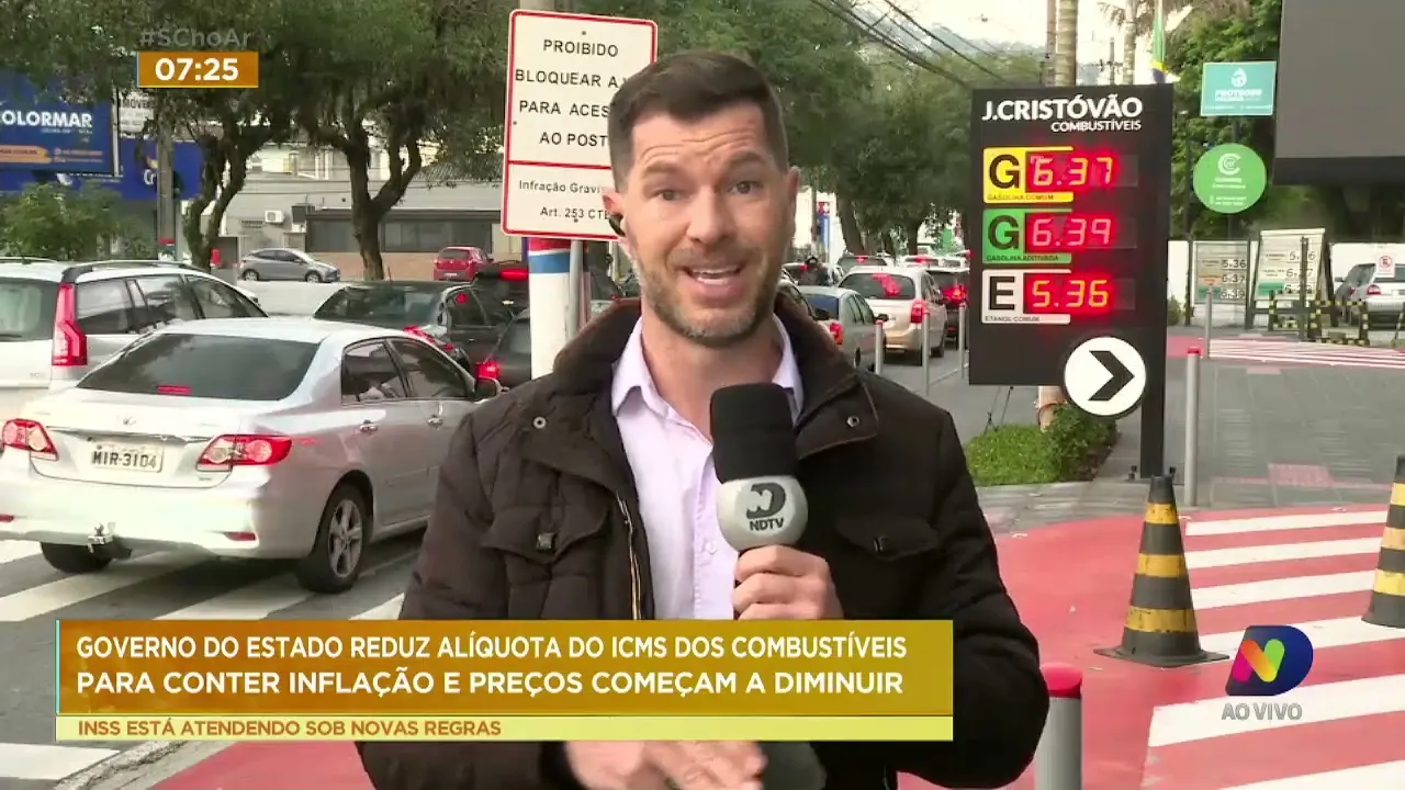 Governo reduz alíquota do ICMS dos combustíveis para conter inflação e preços começam a diminuir
