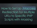 How to Set Up htaccess Redirection for Multiple URLs to Specific PHP Scripts with Masking