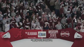 SEC Network Basketball intro 19 Alabama Mississippi State 2026