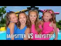 BABYSITTER VS BABYSITTER CHALLENGE (KALLI VS KAYLA) WHO IS THE BETTER BABYSITTER?! 🤔😱