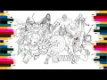Avengers Coloring Pages - How to Draw Avengers Characters
