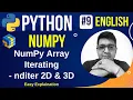 NumPy Array Iterating nditer 2D 3D Complete Python Numpy Tutorial Iterating NumPy Arrays