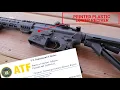 ATF Approved Serialized Plastic 3D Printed AR-15 Lower Receiver