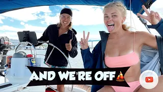 The Adventure Begins… And We’re Off🤩⛵️ Sailing St. Petersburg to Fort Myers! Ep. 10