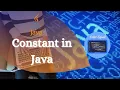 Java Constant in Java What is Constant in Java Coder Squad