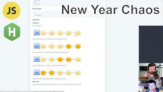 Medium New Year Chaos Hackerrank javascript arrays