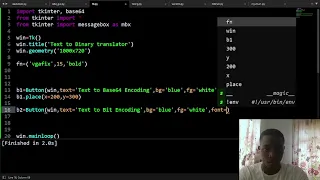 Python Programming Tutorial Text to binary translator GUI