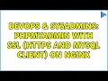 DevOps SysAdmins phpMyAdmin with SSL HTTPS and mysql client on Nginx