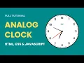 Build an Analog Clock with Javascript