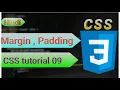 CSS Margin Property CSS Padding Property CSS height width Property Shorthand CSS tutorial-09