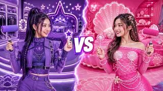 โลกใต้น้ำปะทะโลก K-POP! 🧜‍♀️💜 MERMAID vs K-POP DEMON HUNTERS 😱✨ ใครจะคว้าชัย?! 👑