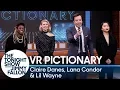 Virtual Reality Pictionary with Claire Danes Lana Condor and Lil Wayne