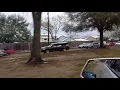 Driving up Eldridge pkwy in the snow