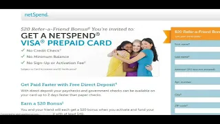 The Prepaid NetSpend Visa Gives You Free Direct Deposit and Online Bill Pay