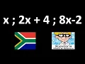 series and sequences grade 12 arithmetic solve for x